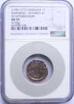 Fryderyk II Hohenstauf 1 Pfennig Święte Cesarstwo Rzymskie grading NGC