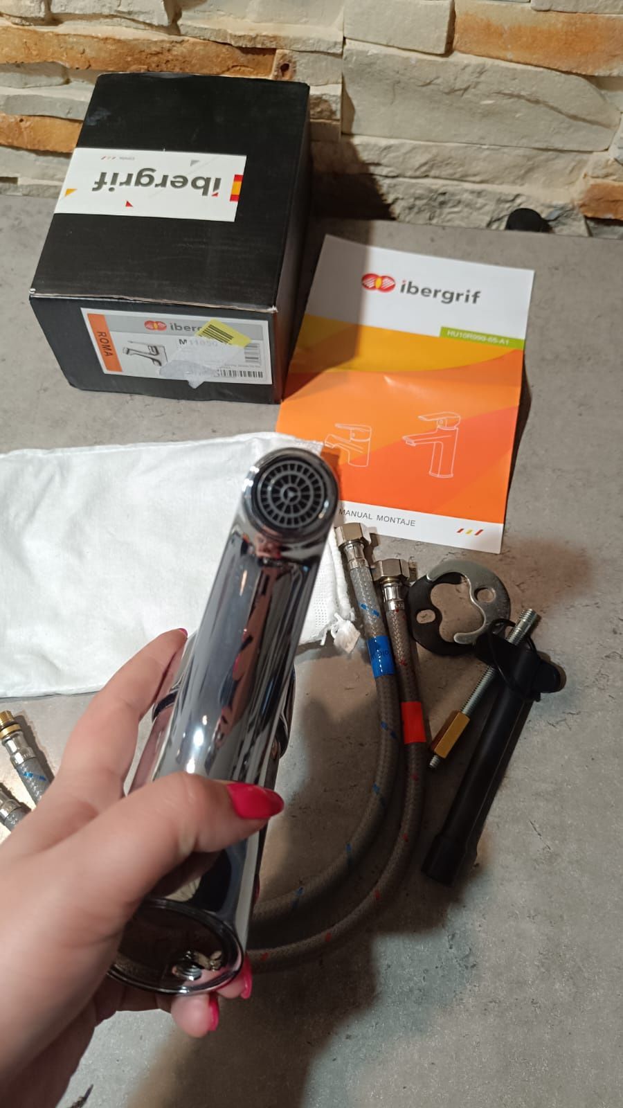 Bateria umywalkowa IbErgrif M11050 Roma