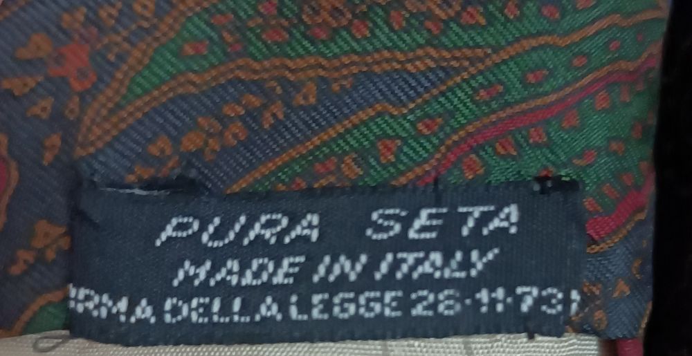 Gravata italiana em seda