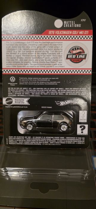 Hot wheels rlc vw golf mk1 gti 1976