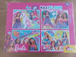 Puzzle BARBIE 4x 48 Nowe!