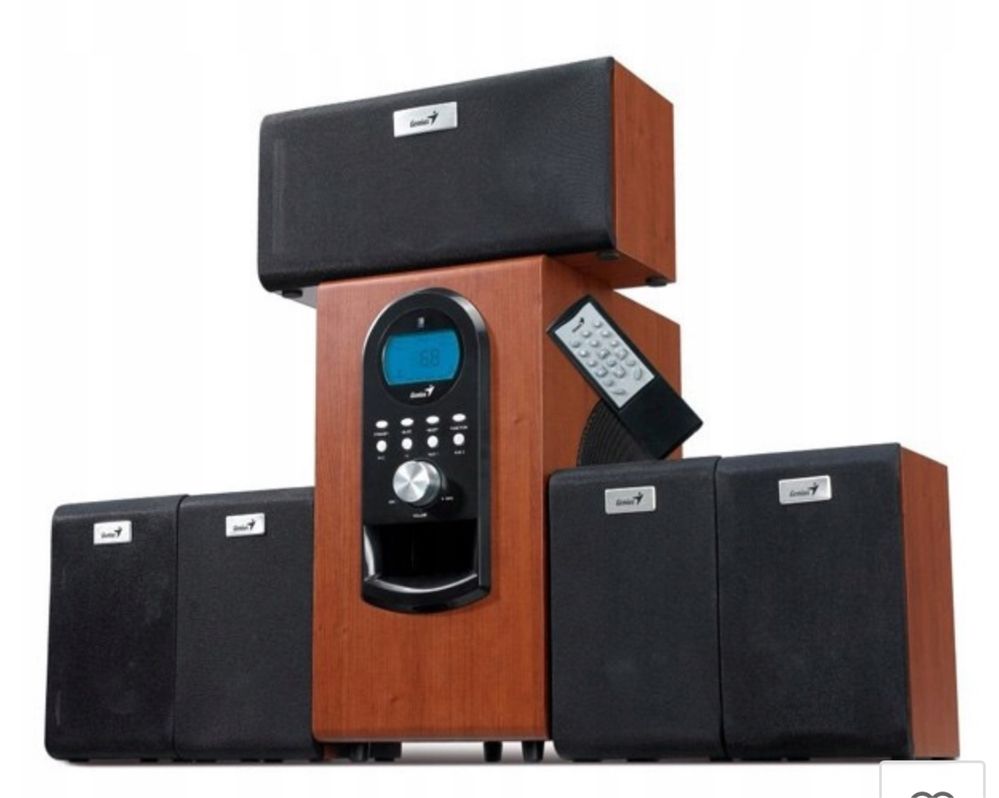 Genius głośniki SW-HF 5.1 6000 v2, 5.1, 200W, używane