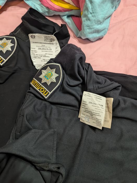 Футболка поло поліція