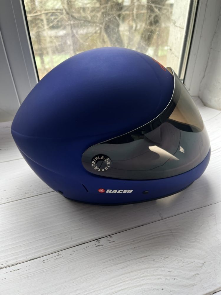 Прадам шлем   Шлем Triple8 T8 Racer Blue Rubber размер S/M