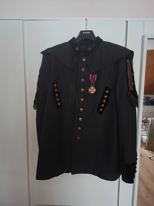 mundur górniczy kompletny z płaszczem 174-182cm,xl,