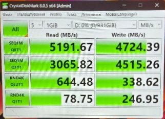 Новый nvme ssd на 1tb Crucial P3 Plus gen4x4 M.2