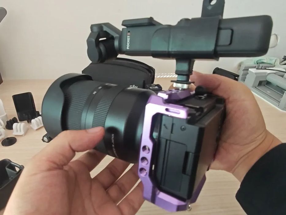 Suporte Expansão DJI Osmo Pocket 3 (Compatível com Bolsas)