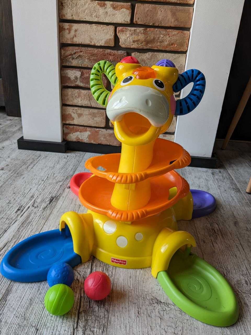 Музыкальный Жираф FISHER PRICE с 3 шариками