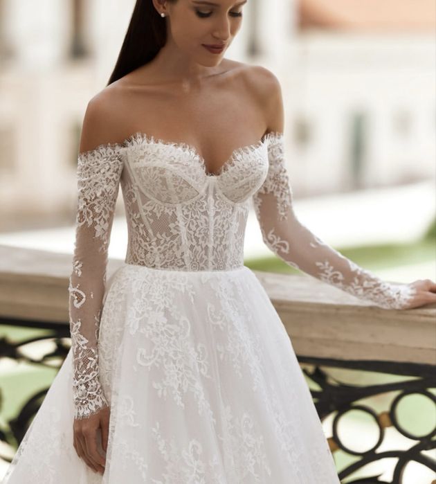 Весільна сукня, плаття мереживна оренда!