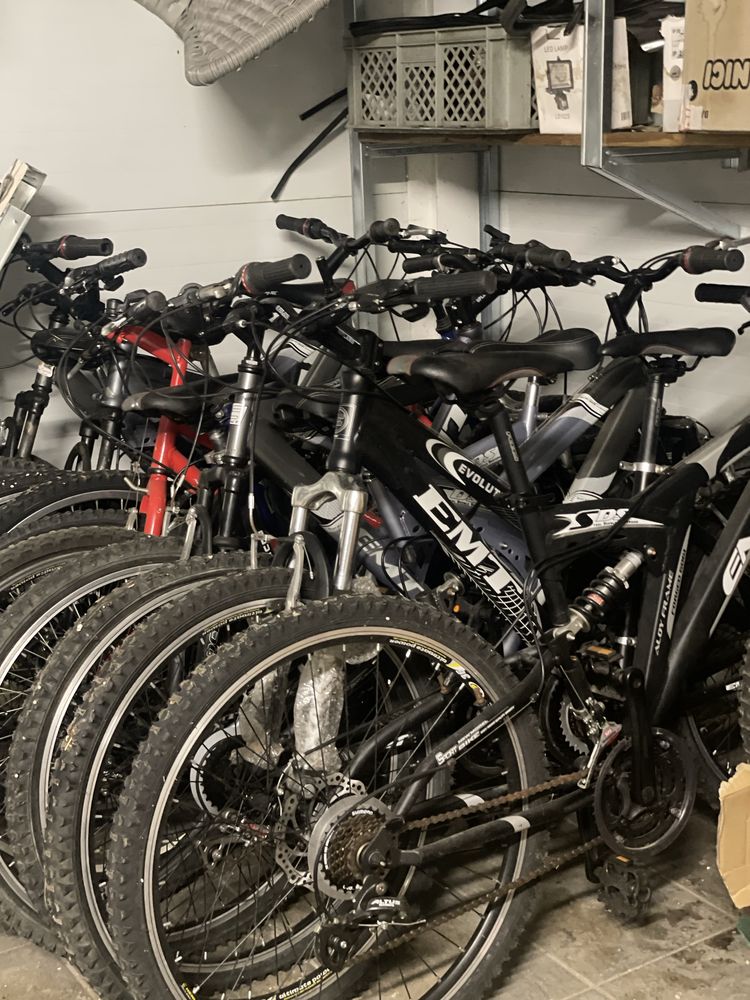 Lote de bicicletas