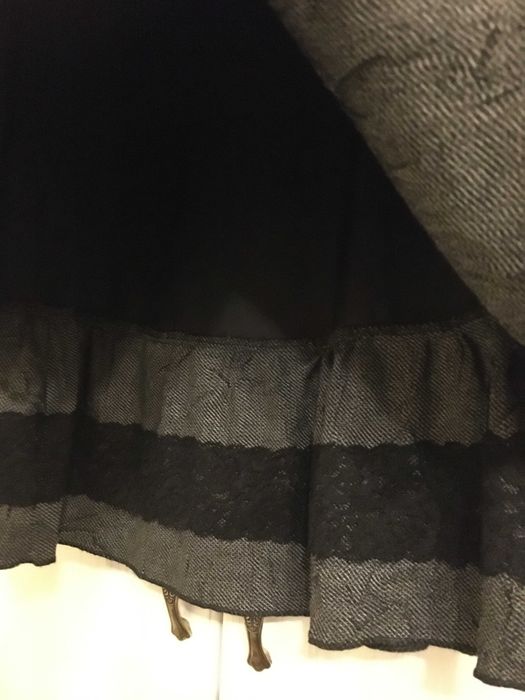 Spódnica Jórli szara grubszy materiał z podszewką 40/42 L/XL