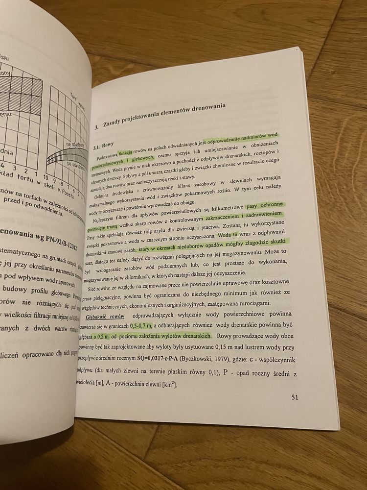 Projektowanie i wykonawstwo drenowań rolniczych - ćwiczenia