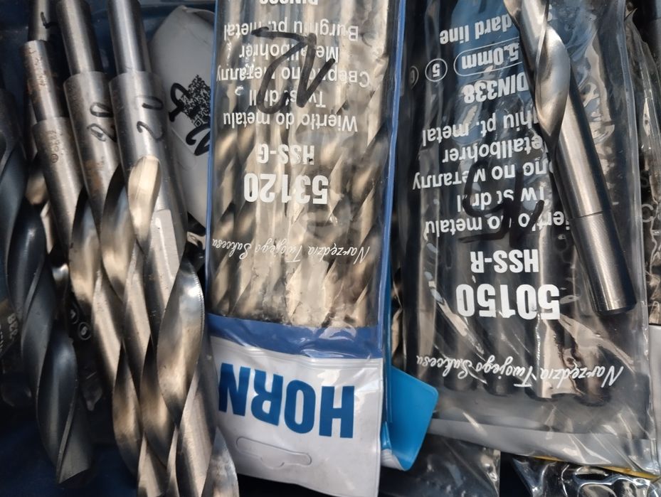 Wiertła do metalu HSS nowe