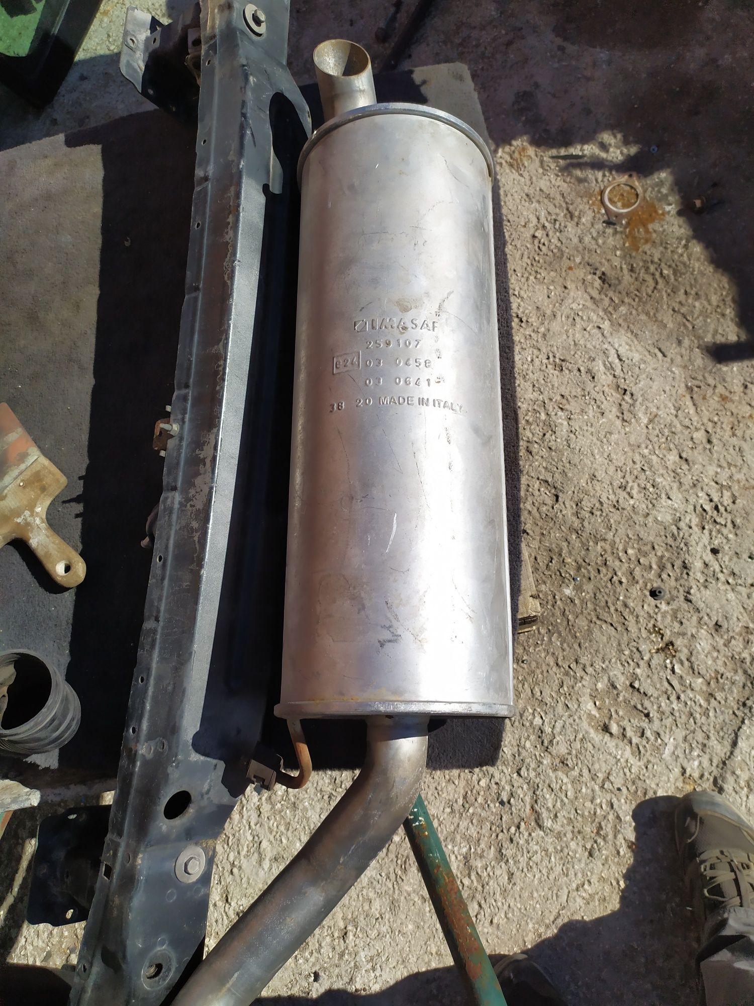 Panela de escape Fiat stilo 1.6 16v de 2002