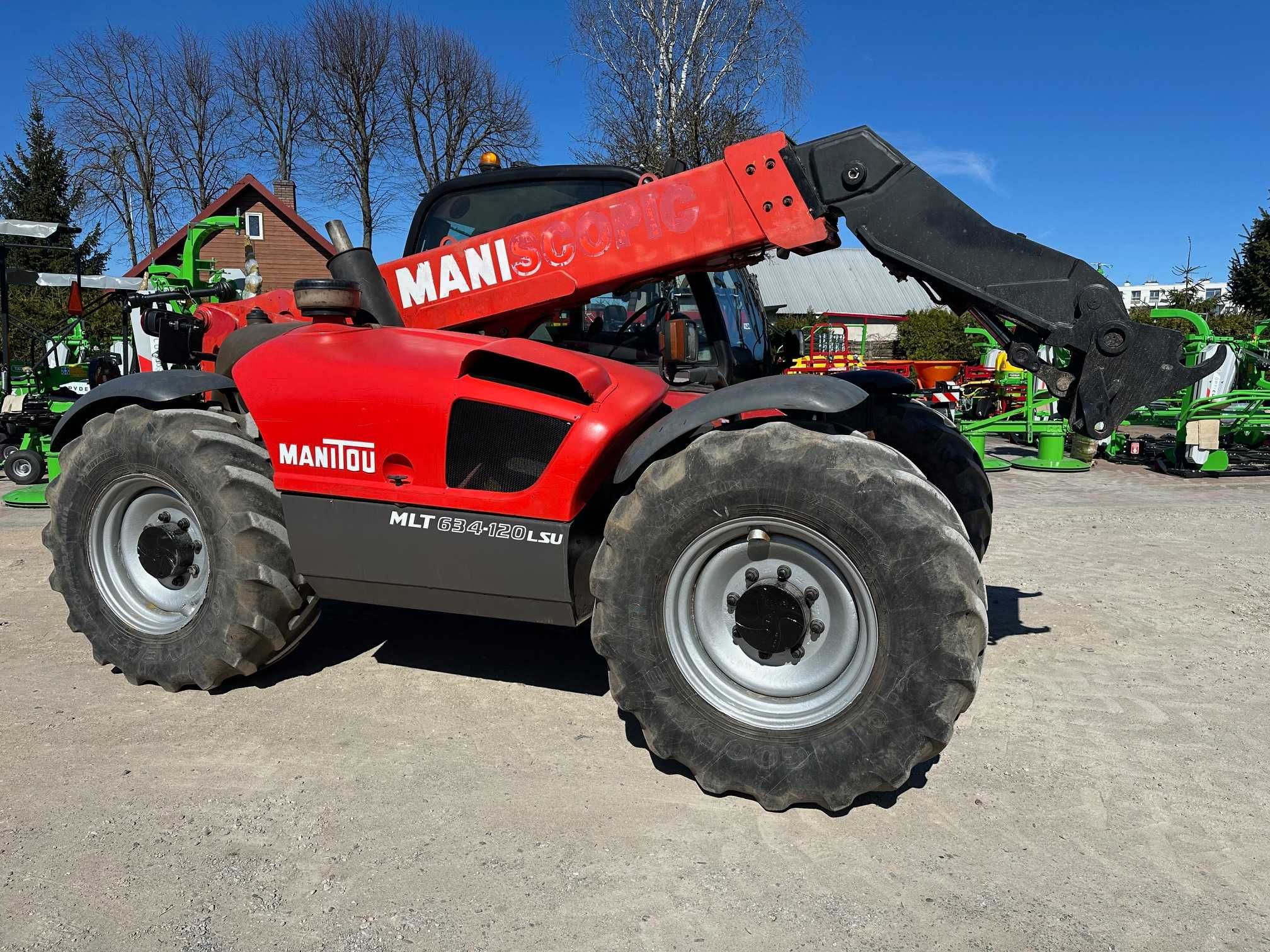 Manitou MLT 634 120 LSU 2004r! Stan BDB! BRUTTO! Ładowarka teleskopowa