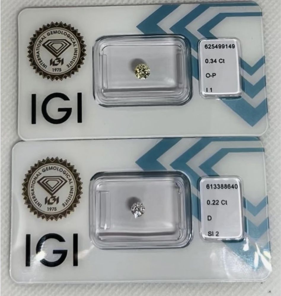 Diamantes Naturais - Brilhantes - Certificados