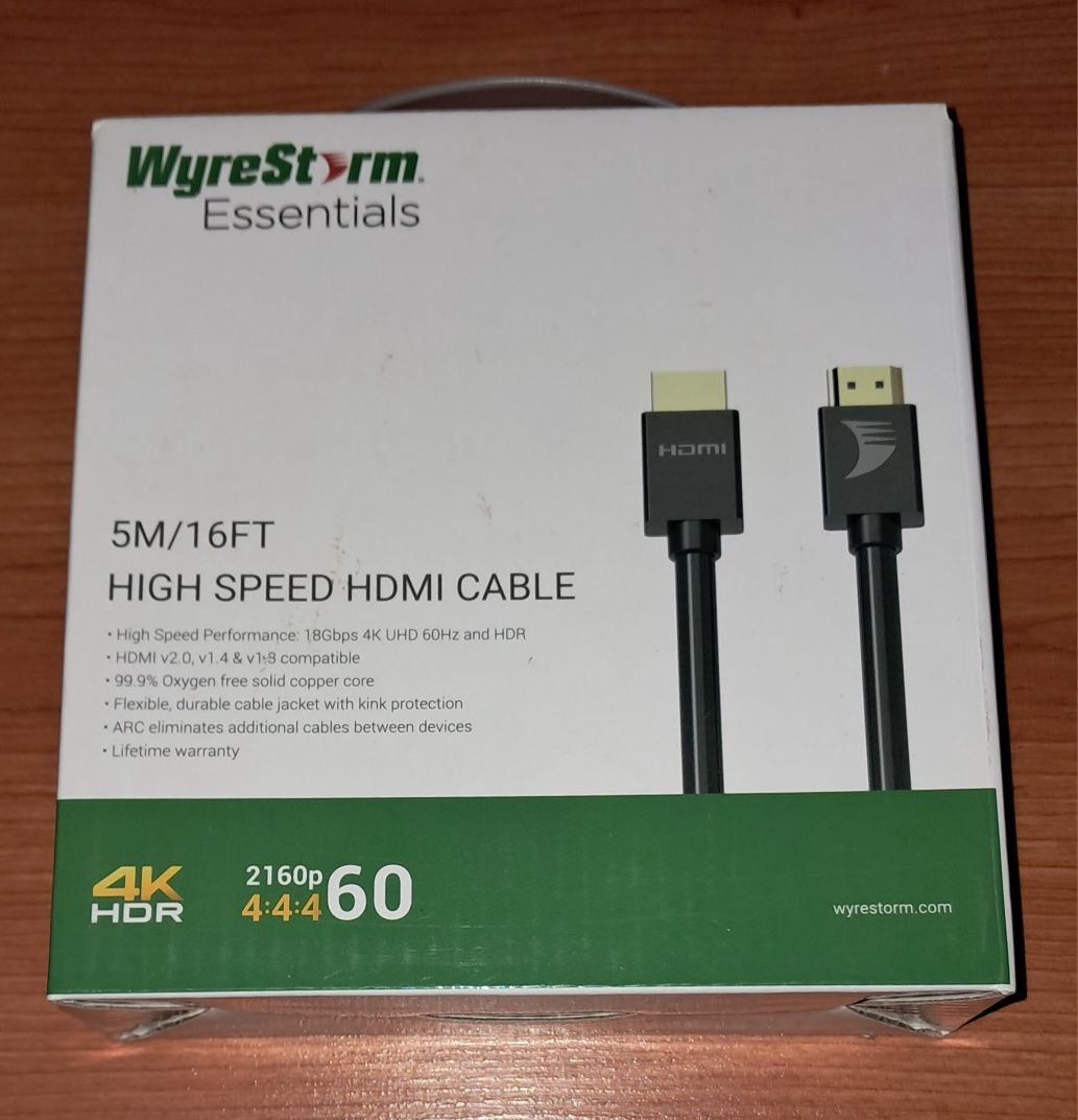Cabo HDMI 4k, 5m