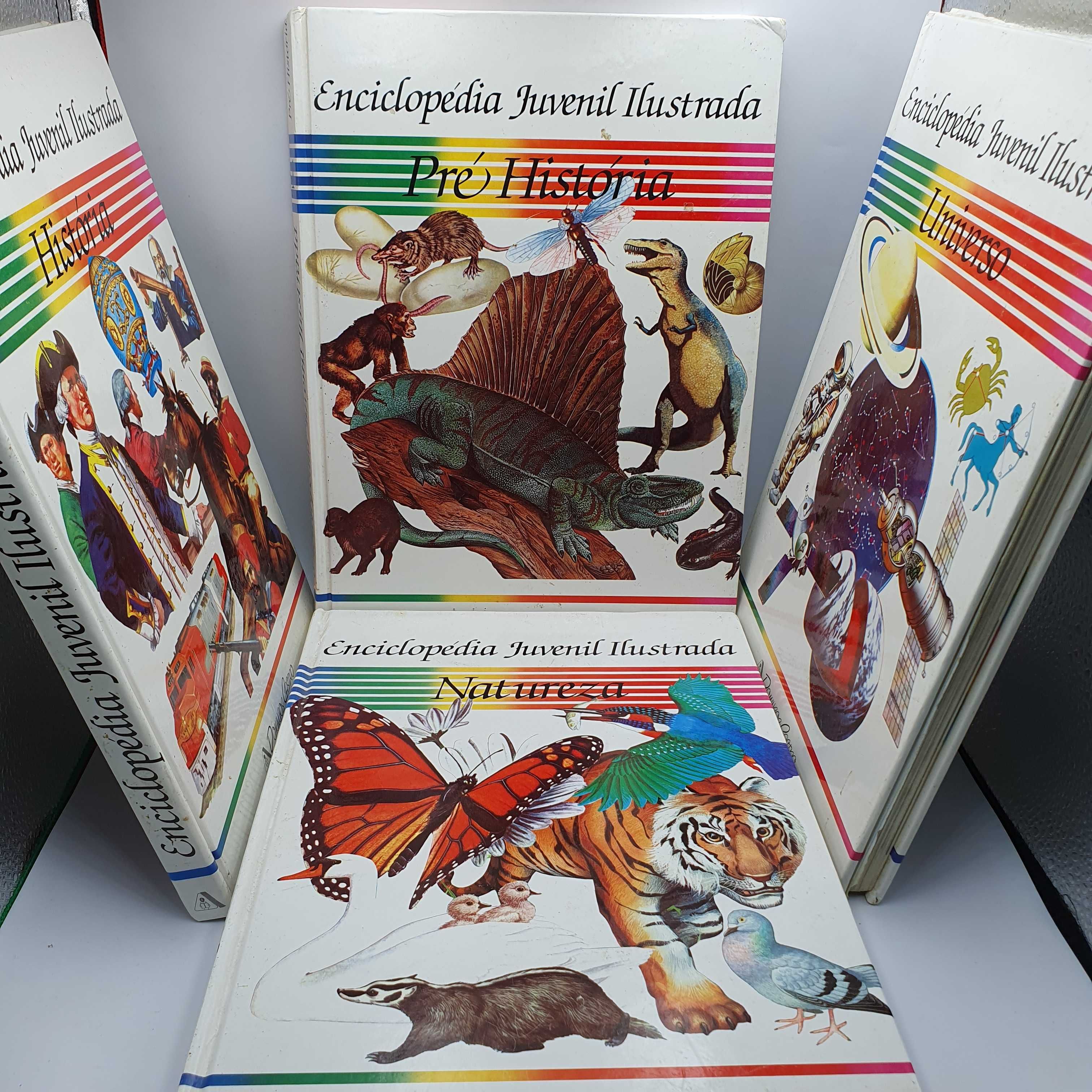 Livro - Encyclopédia Juvenile Ilustrada, 9 Volumes - VSO