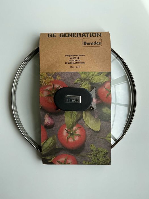 Tampa de vidro de 24cm Berndes da coleção do Continente