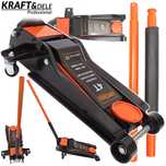 KRAFT&DELE Podnośnik Niskoprofilowy Lewarek Żaba 4t 95-552mm