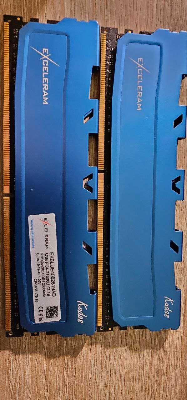 Оперативна Пам`ять Exceleram 8GB  (2X4GB) DDR4 2666MHz