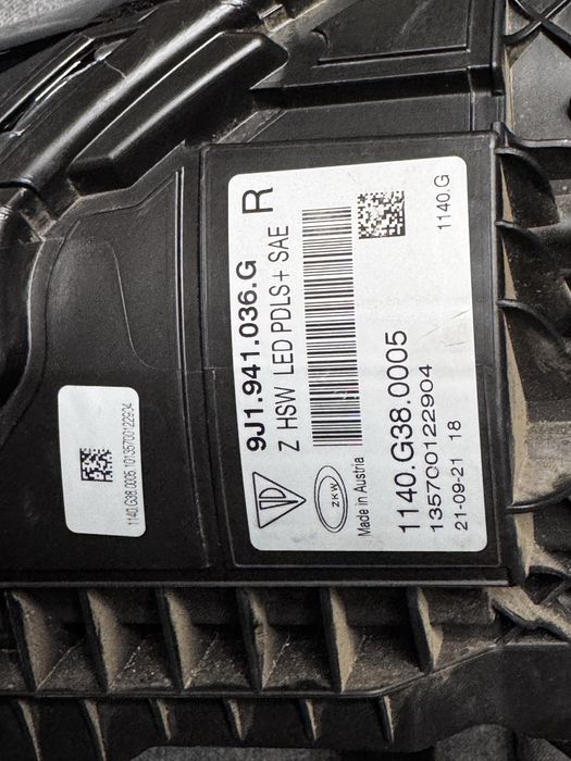 Фары Porshe Taycan Full Led Америка