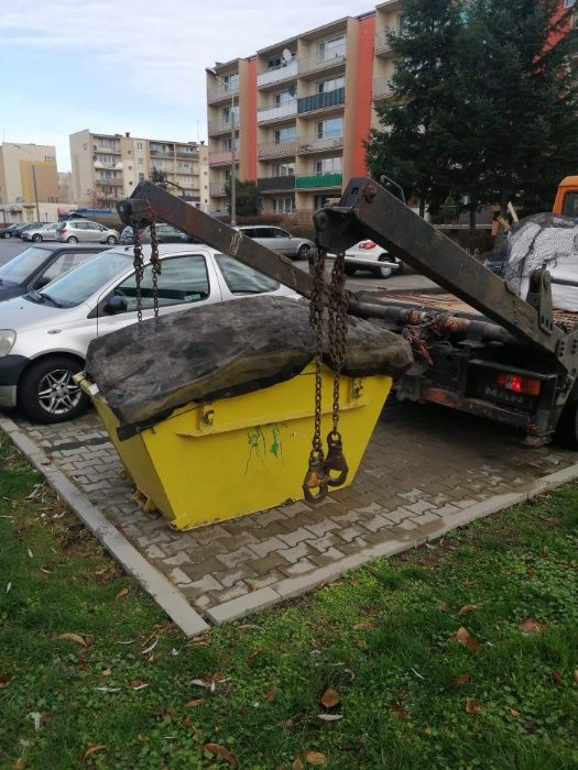 Wywóz gruzu, śmieci,złomu kontenery 2,4,8,12,40 m3 Toruń i okolice