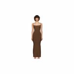 Сукня Skims Soft Lounge Long Slip Dress Cocoa