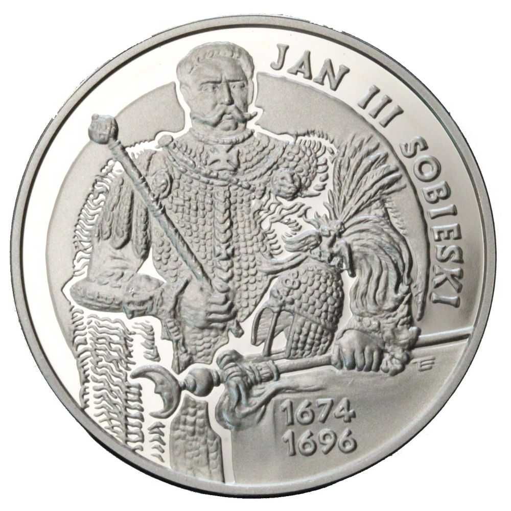 2001r. - 10 Złotych - Jan III Sobieski - półpostać