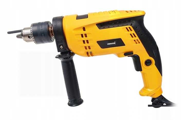 Mocna wiertarka udarowa 1600w 13mm regulacja udar elektryczna z udarem
