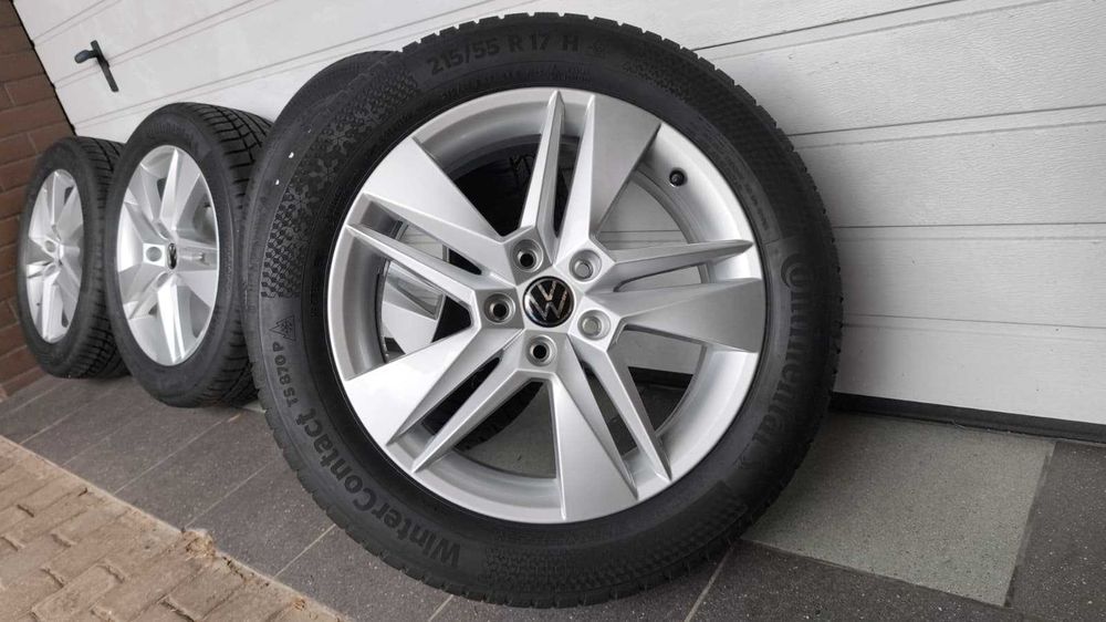 Koła 17" 5x112 Vw Passat B8 Skoda Audi opony zima 215/55/17 (OL2020)