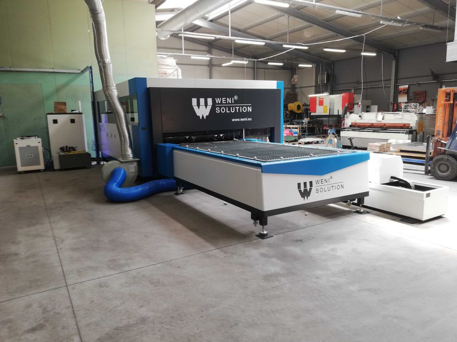 Fiber Laser wycinarka laserowa ploter CNC Weni 3015H 6kW POLSKI SERWIS