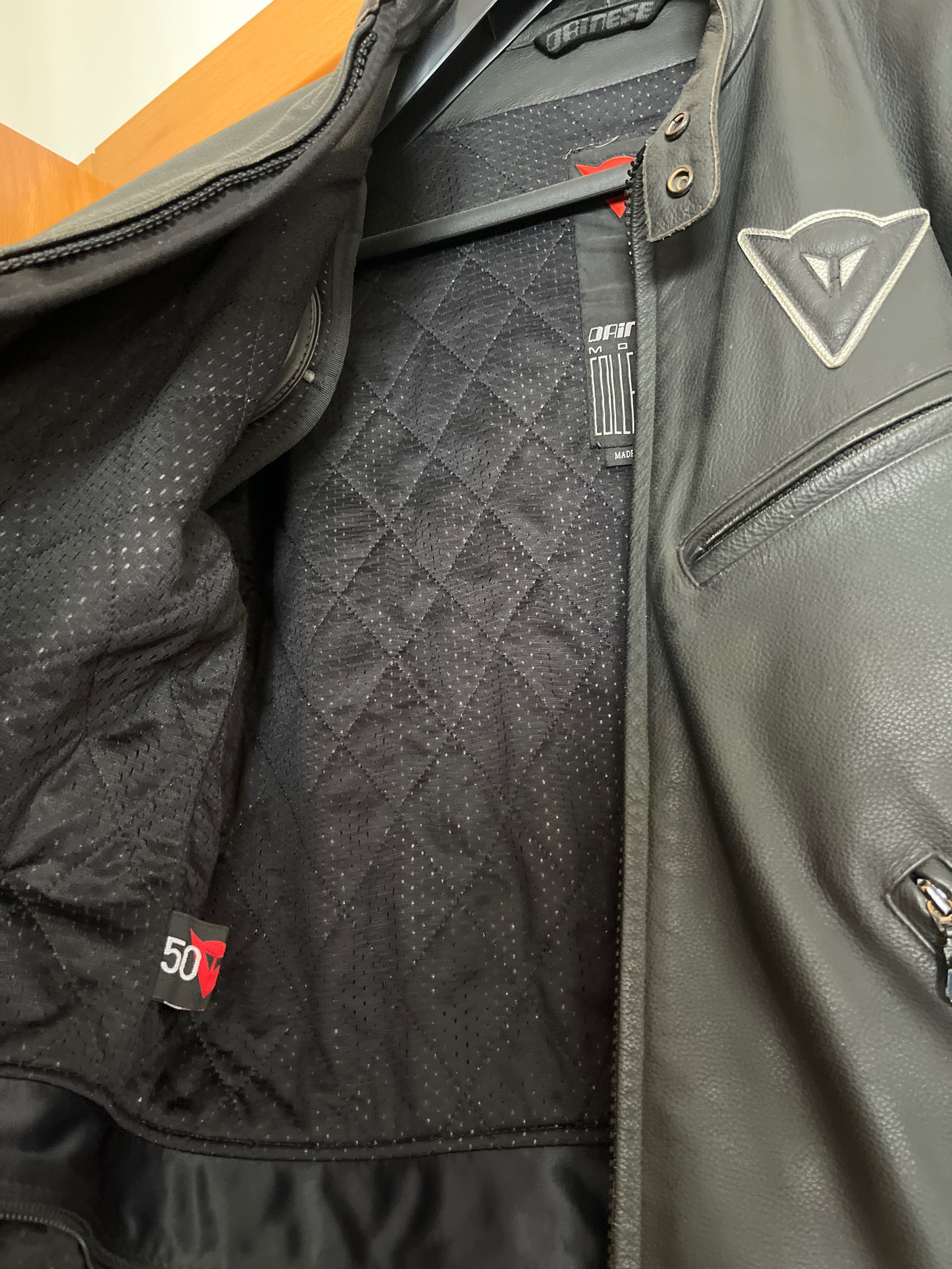 Blusão pele marca Dainese