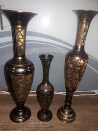 3 индийские вазы ручной работы
