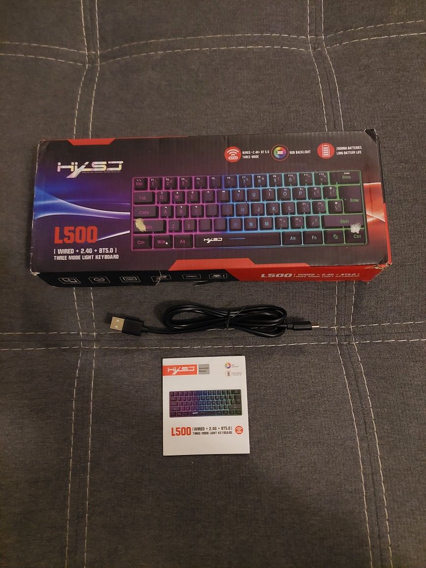 Teclado 61 Keys RGB