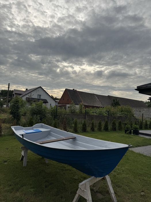 Wysoka 380x155cm łódka łódź łódki łodzie lodka lodz wiosłowa wędkarska