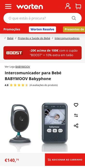 Intercomunicador Babymoov