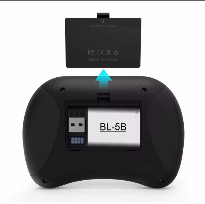 Блутус мини клавиатура Rii X8+ (с микрофоном и подсветкой)