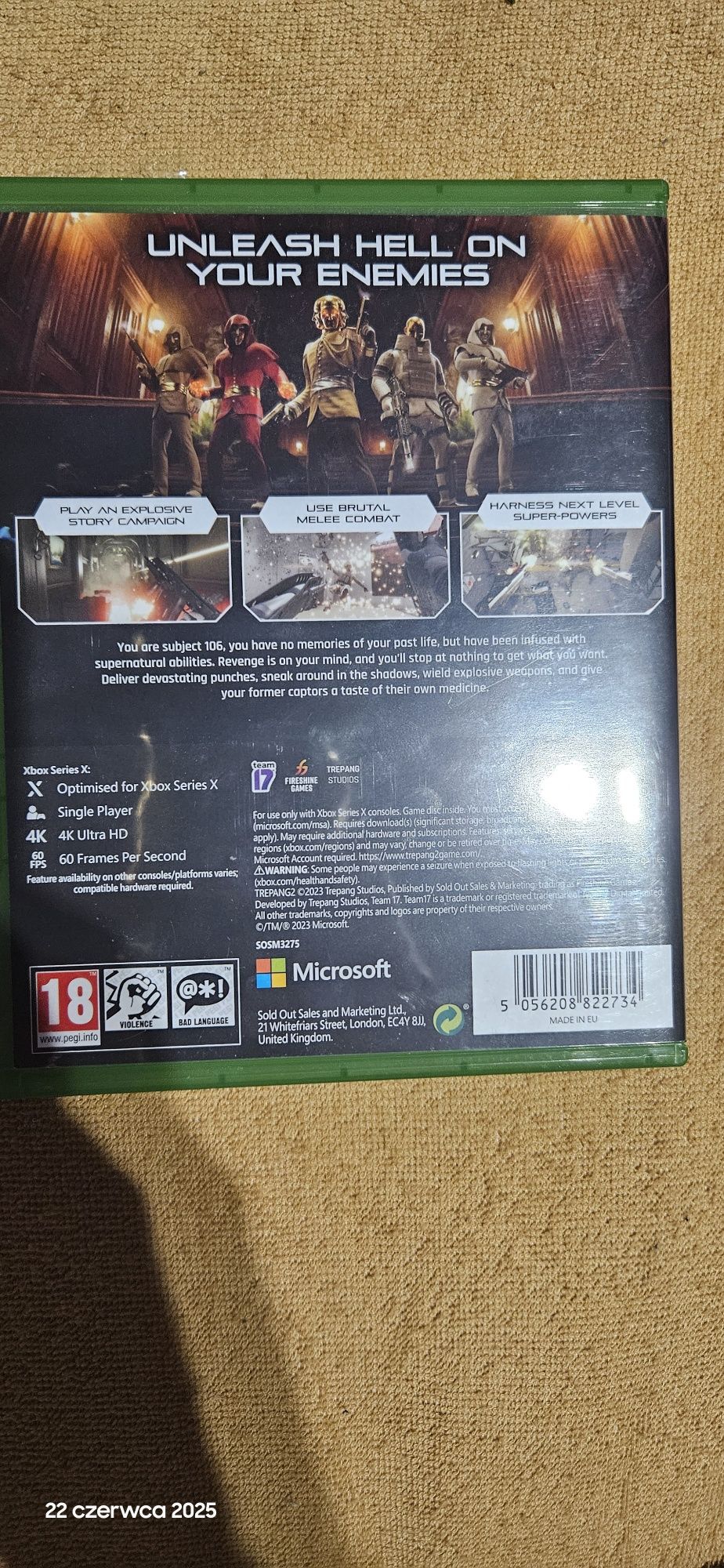 Trepang2 Xbox Series X