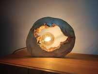 Lampka z plastra lipy