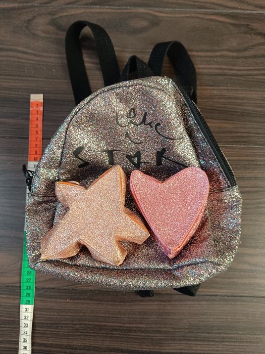 Plecaczek Zara brokatowy