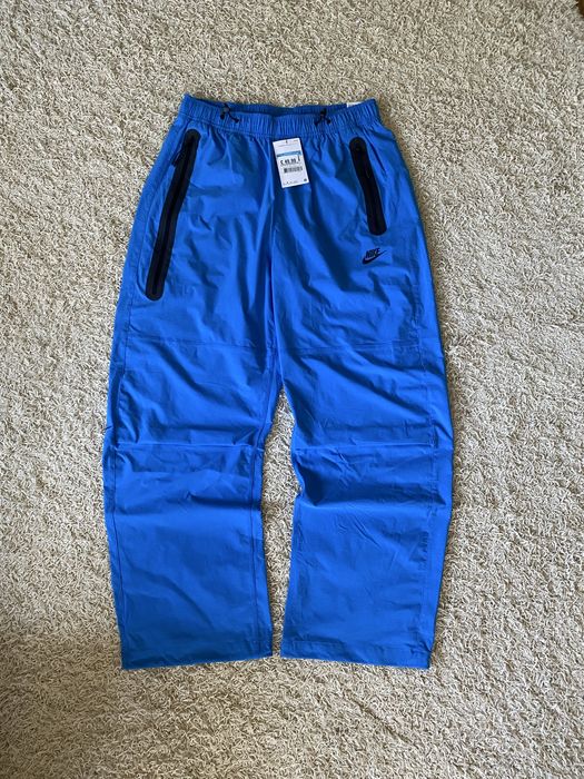 Оригінал! Штани nike tech woven baggy oversized fit blue nylon M-L