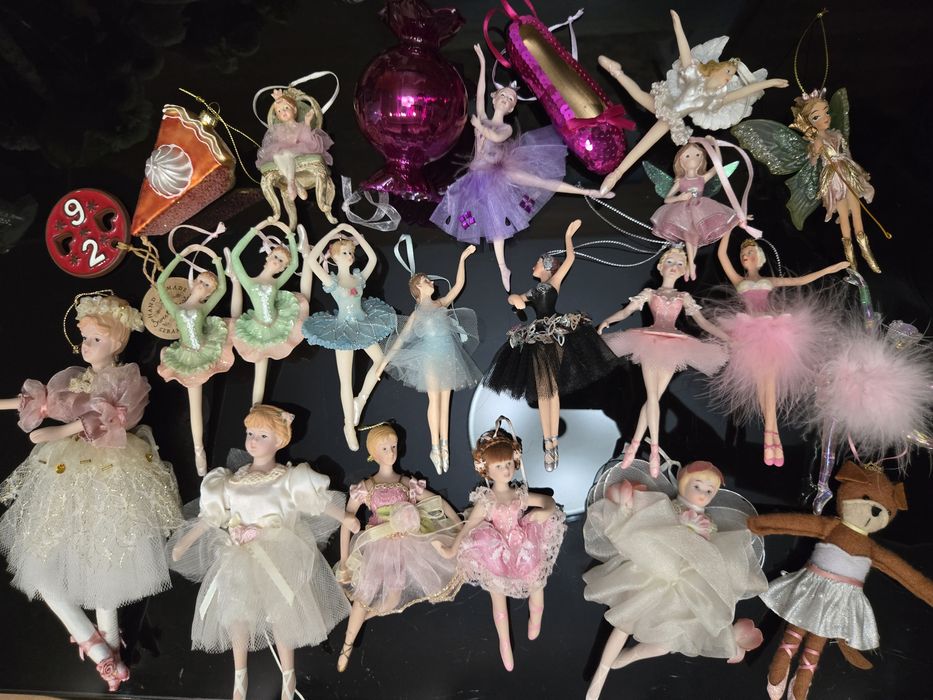 Новорічні ялинкові прикраси іграшки Балерини феї принцеси