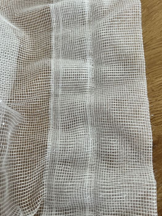 Firana 3,5 m drobiny nakrapiana blyszczaca markizeta