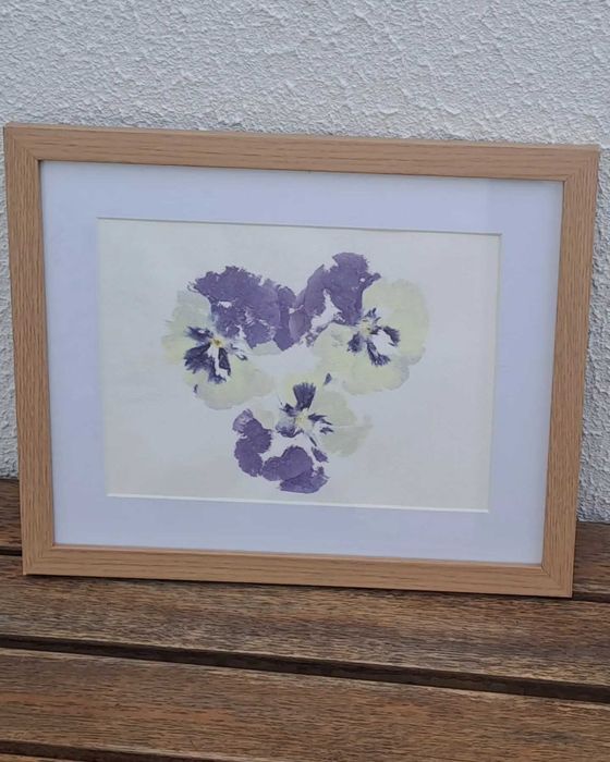 Moldura flores Handmade