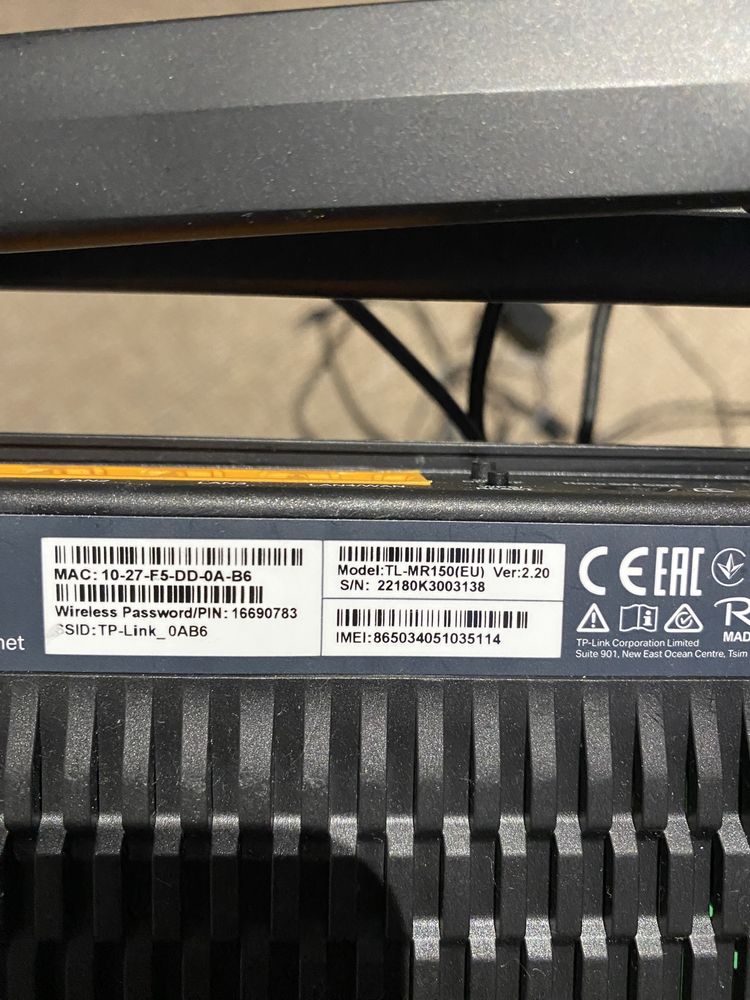 Router TP-Link TL-MR150