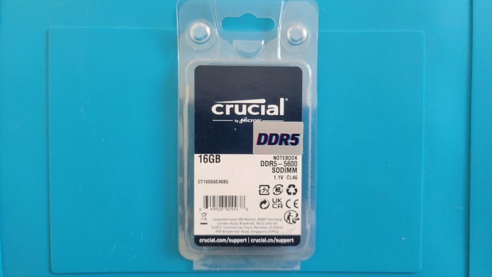 Memória RAM Crucial 16GB DDR5-5600