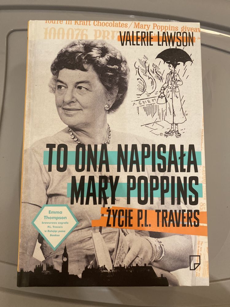 Książka To ona napisała Mary Poppins życie P.L. Travers Valerie Lawson