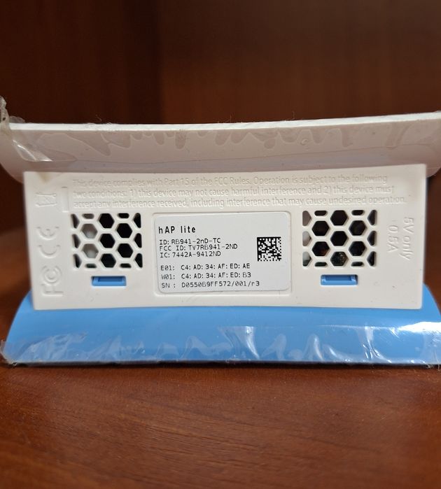 Продам роутер mikrotik hap lite tc