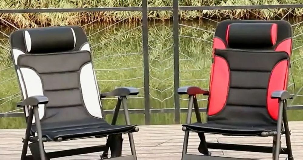 Рыбацкое кресло  130 кг Кресло карповое для рыбалки с подлокотниками